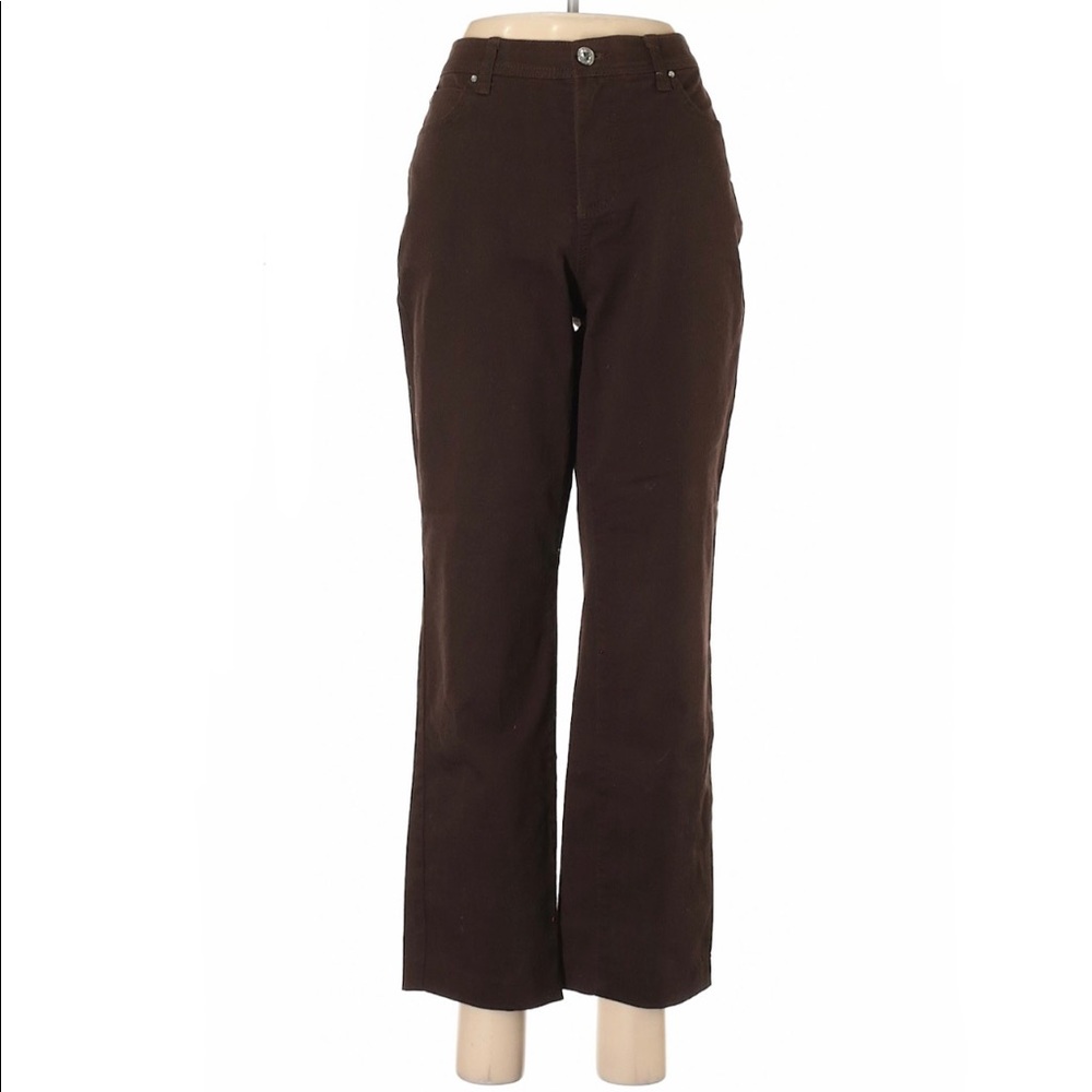 Brown High Waisted Jeans